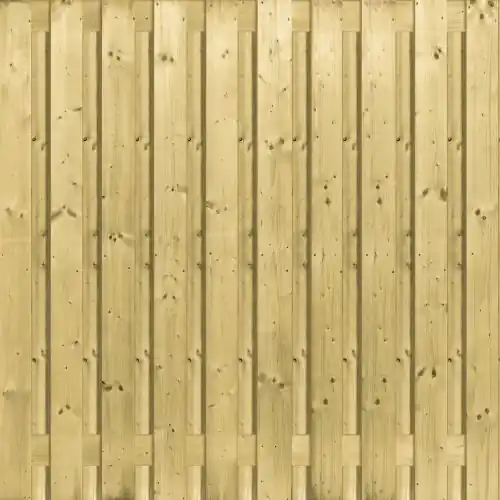Tuinscherm geïmpregneerd vuren 180x180 cm 21-planks 103265 Korting